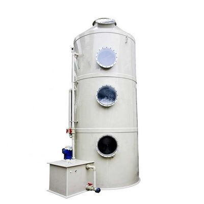 Spray Tower Wet Scrubber Gas Disposal Acid And Alkali Waste Gas Treatment Equipment