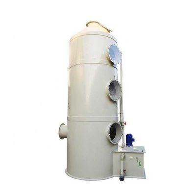 Spray Tower Wet Scrubber Gas Disposal Acid And Alkali Waste Gas Treatment Equipment