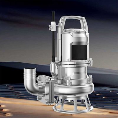 10hp 316 Cast Stainless Steel Blow Down Treatment Submersible Sewage Pump Acid And Alkali Resistant