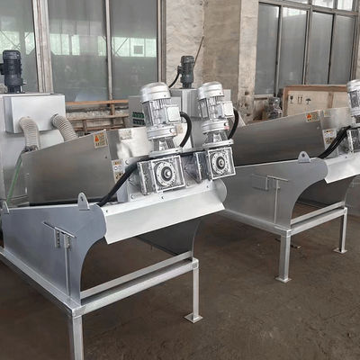 Automatic Sludge Dewatering Screw Press Machine for Sewage Treatment