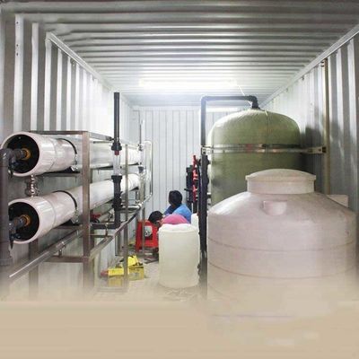 40,000 lts/h Portable Desalination Wastewater Treatment System Water Treatment Unit In Containers