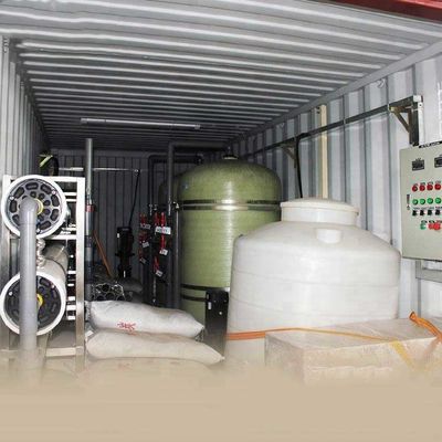 40,000 lts/h Portable Desalination Wastewater Treatment System Water Treatment Unit In Containers