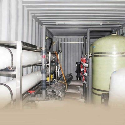 40,000 lts/h Portable Desalination Wastewater Treatment System Water Treatment Unit In Containers