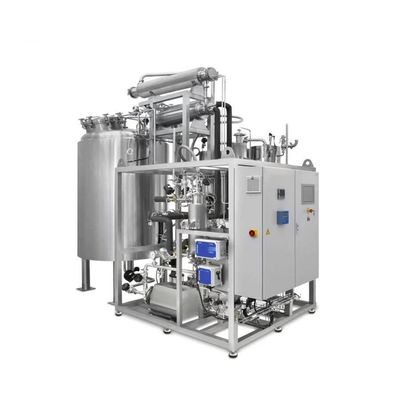 Tubular Distilled Water Production Machine For Injection Water Purification FRP Tank 150kg