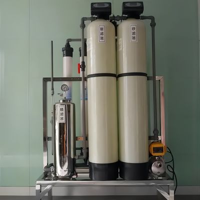 SUS304 / S316L Automatic Reverse Osmosis  Pure Water Purification System Energy Saving 1-50T/Hour