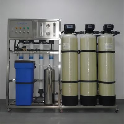SUS304 / S316L Automatic Reverse Osmosis  Pure Water Purification System Energy Saving 1-50T/Hour