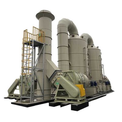 Corrosion Resistance Spray Waste Gas Treatment Plants Purification Towers Multi Functional