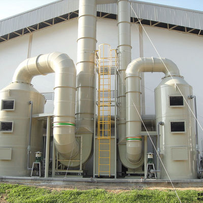 Corrosion Resistance Spray Waste Gas Treatment Plants Purification Towers Multi Functional
