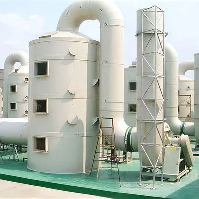 Flue Gas Purification Hcl Fume / Ammonia / So2 Scrubber System 300 Kg