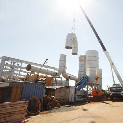Chemical Gas Absorption Tower Pp 3500mm Height 200kg For Waste Gas Purification