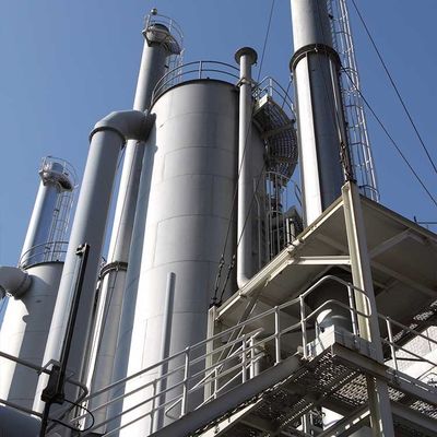Chemical Gas Absorption Tower Pp 3500mm Height 200kg For Waste Gas Purification
