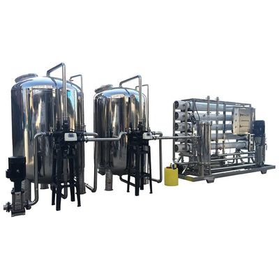 304 Demineralized Water Treatment Plant / Water Treatment Machine  15000L/Hour 2000 Kg