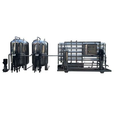 304 Demineralized Water Treatment Plant / Water Treatment Machine  15000L/Hour 2000 Kg