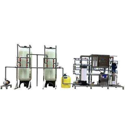 Groundwater Brackish Well Water Treatment System Water Purification Equipment 2000LPH Drinking Water Treatment 3.75KW
