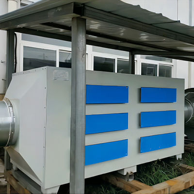 PLC Waste Gas Treatment Plants Dry Filter Box For Industrial Deodorization And Odor Purification