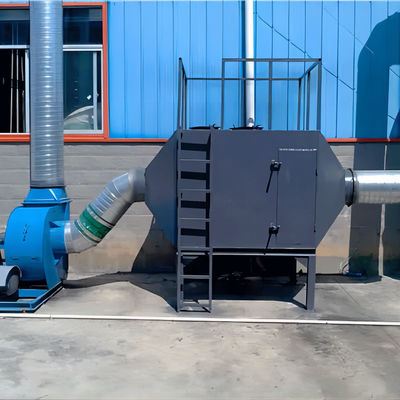 Industrial Waste Gas Treatment Equipment Activated Carbon Purifier 300 kg / Active Carbon Filter Tank