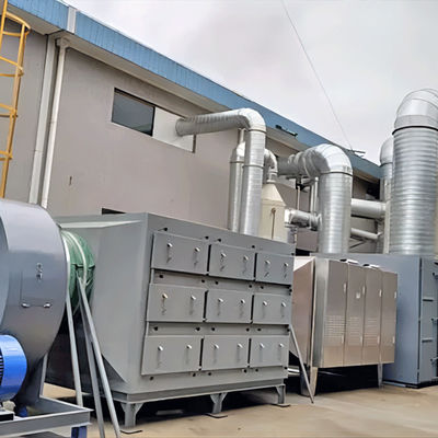 Industrial Waste Gas Treatment Equipment Activated Carbon Purifier 300 kg / Active Carbon Filter Tank