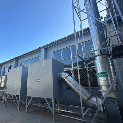 Industrial Waste Gas Treatment Equipment Activated Carbon Purifier 300 kg / Active Carbon Filter Tank
