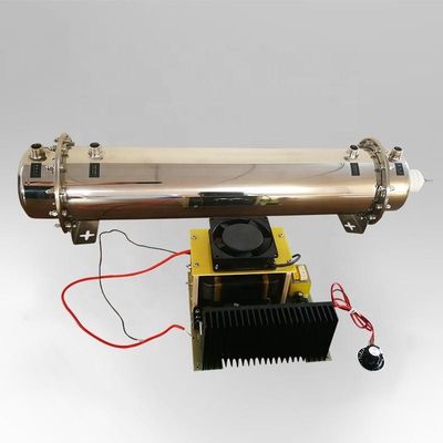 Adjustable 25-800W Water Cooling Ozone Generator Parts 100g/H Quantz Tube For Water Treatment