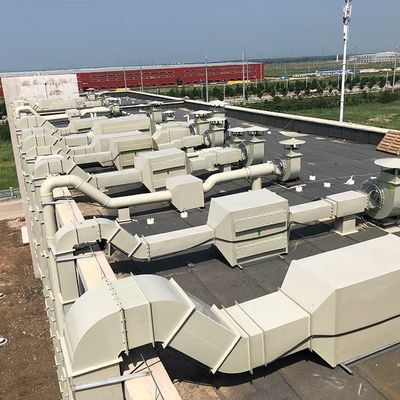 Active Carbon Absorb Box Industrial Waste Gas Treatment With 200kg Activated Carbon 10000m³/h