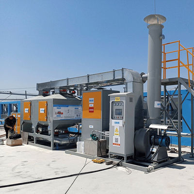 Industrial Dust Filter Catalytic Combustion Vocs Exhaust Gas Treatment Equipment Shell Carbon Steel 1500KG