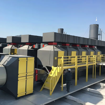 Industrial Dust Filter Catalytic Combustion Vocs Exhaust Gas Treatment Equipment Shell Carbon Steel 1500KG