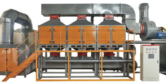 Industrial Dust Filter Catalytic Combustion Vocs Exhaust Gas Treatment Equipment Shell Carbon Steel 1500KG