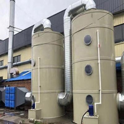 Biological Waste To Gas Processing Spray Tower Waste Gas Treatment Purification Equipment