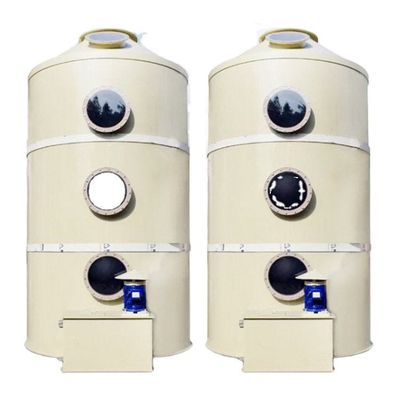 Acid And Alkali Waste Gas Treatment Absorption Carbonating Tower Gas Scrubber System