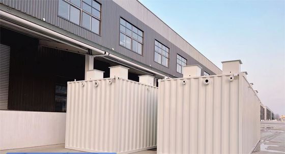 Slaughterhouse Industrial Wastewater Treatment Equipment 3000L/H BOD Removal Domestic Wastewater Treatment Plant