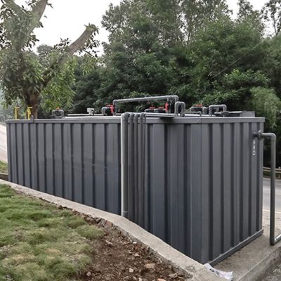 20 m3/d AO AAO MBR MBBR Containerized Wastewater Treatment equipment for domestic industrial slaughter house sewage
