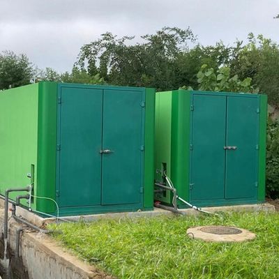 20 m3/d AO AAO MBR MBBR Containerized Wastewater Treatment equipment for domestic industrial slaughter house sewage
