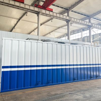20 m3/d AO AAO MBR MBBR Containerized Wastewater Treatment equipment for domestic industrial slaughter house sewage
