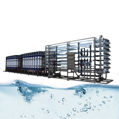 Anti Corrosion Plastic Connecting Pipe Seawater Desalination Equipment 500-2000L/Hour For Seawater Purification