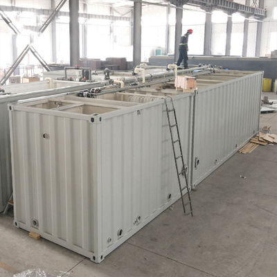 5-40C Temperature Range Sewage Treatment Plant Square Modular Design 220V/380V Power Supply