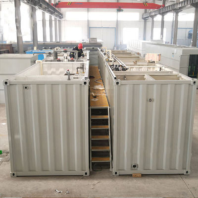 5-40C Temperature Range Sewage Treatment Plant Square Modular Design 220V/380V Power Supply