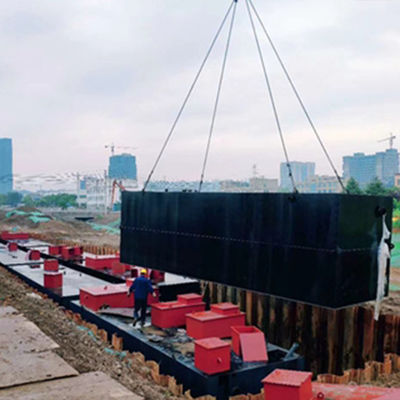 High Capacity Hospital Sewage Treatment Plant 50Hz/60Hz Power Supply 500L/h-10000L/h Capacity