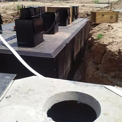Square Modular Sewage Treatment Plant Wastewater Treatment 80-99% Recovery Rate In 5-40C Environment