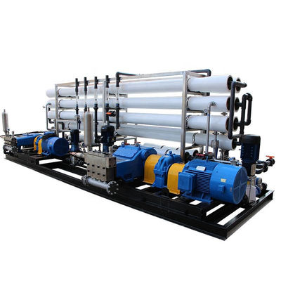 Electric Power Seawater Desalination Equipment Style Seawater RO System Frame Structure SS316 Stainless Steel 304 FRP