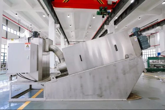 Stainless Steel Sludge Gravity Thickening Dewatering Treatment System IP55 F