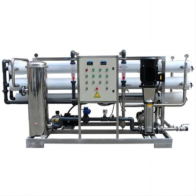 SUS304 / S316L Automatic Reverse Osmosis  Pure Water Purification System Energy Saving 1-50T/Hour