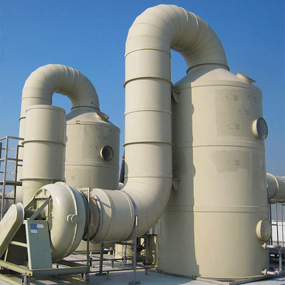 Corrosion Resistance Spray Waste Gas Treatment Plants Purification Towers Multi Functional