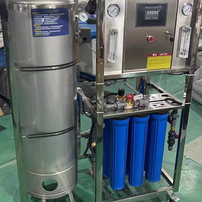 304 Stainless Steel Frame Structure Water Purification Equipment With Reverse Osmosis And Quartz Sand Filtration