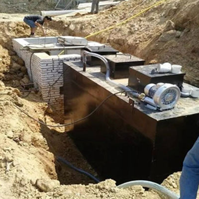 High Capacity Hospital Sewage Treatment Plant 50Hz/60Hz Power Supply 500L/h-10000L/h Capacity