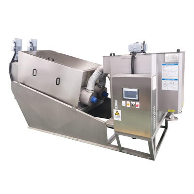 Sludge Dewatering Sewage Treatment Process Multi-disc Screw Press Solid Liquid Separator