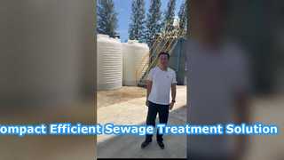 WWTP แบบรวมคอนเทนเนอร์